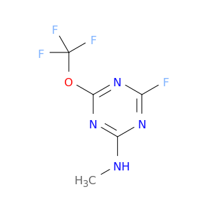 1,3,5-Triazin-2-amine, 4-fluoro-N-methyl-6-(trifluoromethoxy)-