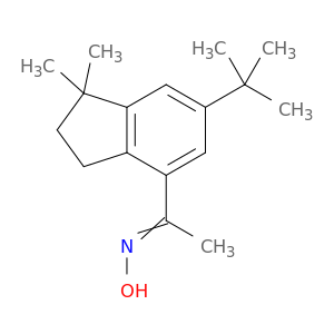 1-[6-(1,1-二甲基乙基)-2,3-二氢-1,1-二甲基-1H-茚-4-基]乙醇肟