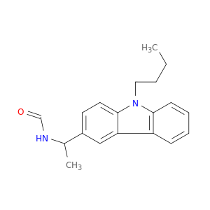 N-[1-(9-BUTYLCARBAZOL-3-YL)ETHYL]FORMAMIDE