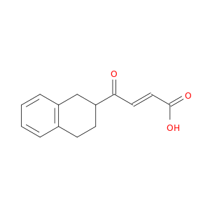 2-Butenoic acid, 4-oxo-4-(1,2,3,4-tetrahydro-2-naphthalenyl)-, (E)-