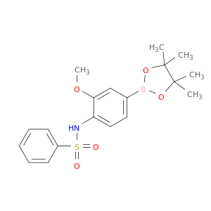 3-甲氧基-4-苯磺酰氨基苯硼酸频那醇酯