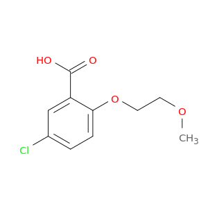 5-Chloro-2-(2-methoxyethoxy)benzoic acid