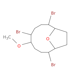 13-Oxabicyclo[8.2.1]tridecane, 2,5,9-tribromo-6-methoxy-