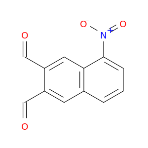 2,3-Naphthalenedicarboxaldehyde, 5-nitro-