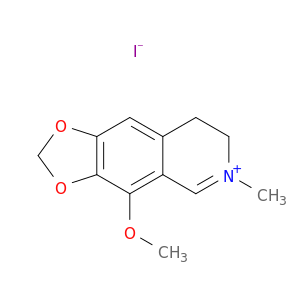 1,3-Dioxolo[4,5-g]isoquinolinium,7,8-dihydro-4-methoxy-6-methyl-, iodide (1:1)