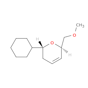 2H-Pyran, 2-cyclohexyl-3,6-dihydro-6-(methoxymethyl)-, (2R,6R)-
