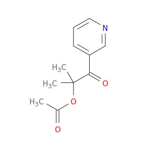 1-Propanone, 2-(acetyloxy)-2-methyl-1-(3-pyridinyl)-