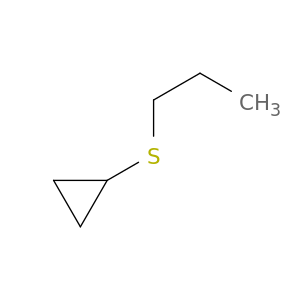 Cyclopropane, (propylthio)-