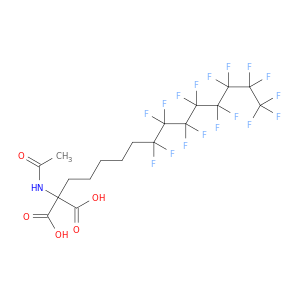 2-(乙酰氨基)-2-(6,6,6,7,7,8,8,9,10,10,11,11,12,12,13,13,13-庚二氟二氯丁基)丙二酸