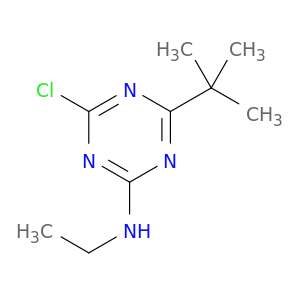 1,3,5-Triazin-2-amine, 4-chloro-6-(1,1-dimethylethyl)-N-ethyl-