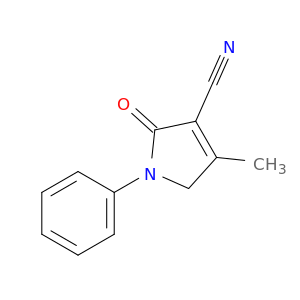 1H-Pyrrole-3-carbonitrile, 2,5-dihydro-4-methyl-2-oxo-1-phenyl-