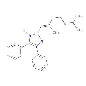 1H-Imidazole, 2-[(1E)-2,6-dimethyl-1,5-heptadien-1-yl]-4,5-diphenyl-