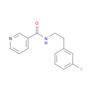 3-Pyridinecarboxamide, N-[2-(3-fluorophenyl)ethyl]-