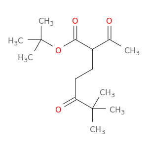 Heptanoic acid, 2-acetyl-6,6-dimethyl-5-oxo-, 1,1-dimethylethyl ester