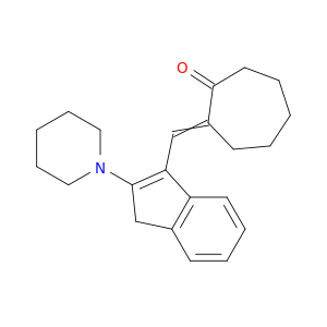 Cycloheptanone, 2-[[2-(1-piperidinyl)-1H-inden-3-yl]methylene]-