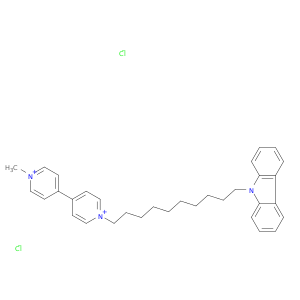 4,4'-Bipyridinium, 1-[10-(9H-carbazol-9-yl)decyl]-1'-methyl-, dichloride