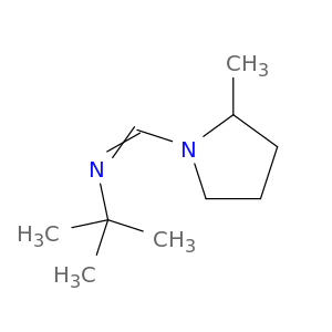 Pyrrolidine, 1-[[(1,1-dimethylethyl)imino]methyl]-2-methyl-