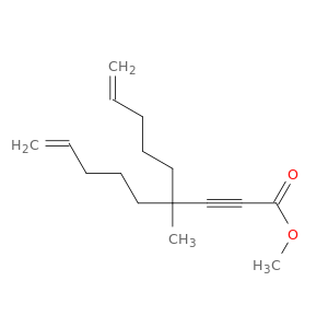 8-Nonen-2-ynoic acid, 4-methyl-4-(4-penten-1-yl)-, methyl ester