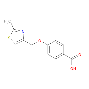4-[(2-Methyl-1,3-thiazol-4-yl)methoxy]benzoic Acid