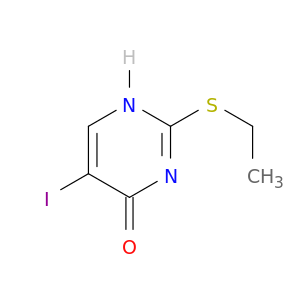4(1H)-Pyrimidinone, 2-(ethylthio)-5-iodo-