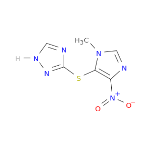 3-((1-METHYL-4-NITRO-5-IMIDAZOLYL)THIO)-1H-1,2,4-TRIAZOLE