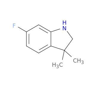 6-氟-2,3-二氢-3,3-二甲基-1H-吲哚