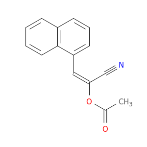 2-Propenenitrile, 2-(acetyloxy)-3-(1-naphthalenyl)-, (2E)-