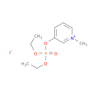 Pyridinium, 3-[(diethoxyphosphinyl)oxy]-1-methyl-, iodide