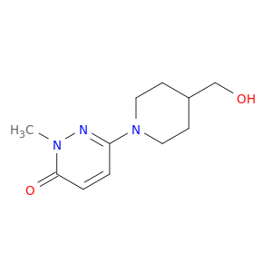 3(2H)-Pyridazinone, 6-[4-(hydroxymethyl)-1-piperidinyl]-2-methyl-