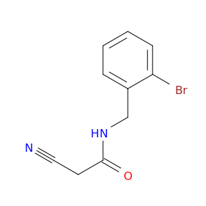 N-[(2-Bromophenyl)methyl]-2-cyanoacetamide
