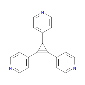 Pyridine, 4,4',4''-(1-cyclopropene-1,2,3-triyl)tris-