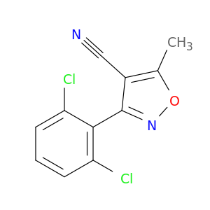 4-Isoxazolecarbonitrile,3-(2,6-dichlorophenyl)-5-methyl-
