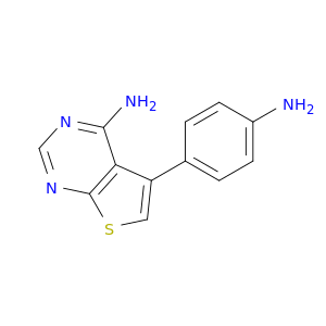 Thieno[2,3-d]pyrimidin-4-amine, 5-(4-aminophenyl)-