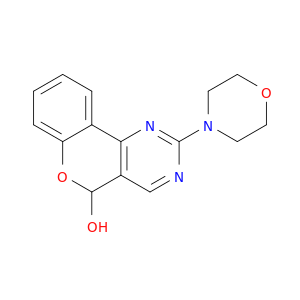5H-[1]Benzopyrano[4,3-d]pyrimidin-5-ol, 2-(4-morpholinyl)-