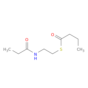 Butanethioic acid, S-[2-[(1-oxopropyl)amino]ethyl] ester