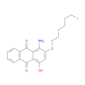 9,10-Anthracenedione, 1-amino-4-hydroxy-2-[(6-iodohexyl)oxy]-