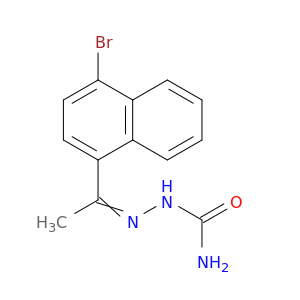 Hydrazinecarboxamide, 2-[1-(4-bromo-1-naphthalenyl)ethylidene]-