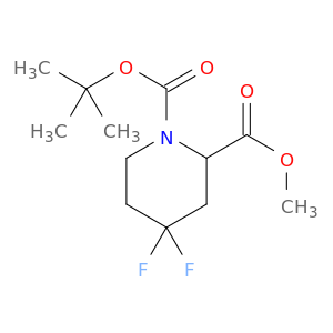1,2-哌啶二羧酸,4,4-二氟-,1-(1,1-二甲基乙基)2-甲酯