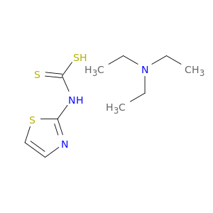 Carbamodithioic acid, 2-thiazolyl-, compd. with N,N-diethylethanamine(1:1)