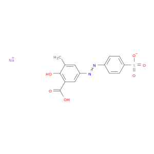 苯甲酸,2-羟基-3-甲基-5-[2-(4-硫苯基)二亚苯基]-,钠盐(1：1)