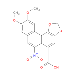Phenanthro[4,3-d]-1,3-dioxole-5-carboxylicacid, 9,10-dimethoxy-6-nitro-