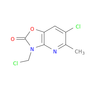 Oxazolo[4,5-b]pyridin-2(3H)-one, 6-chloro-3-(chloromethyl)-5-methyl-