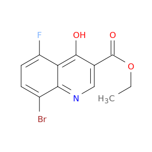 Ethyl 8-bromo-5-fluoro-4-hydroxyquinoline-3-carboxylate
