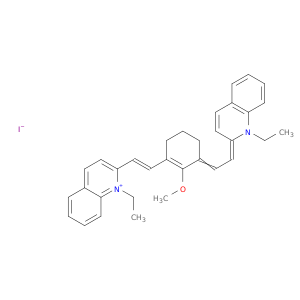 1-ETHYL-2-[(E)-2-(3-((E)-2-[1-ETHYL-2(1H)-QUINOLINYLIDENE]ETHYLIDENE)-2-METHOXY-1-CYCLOHEXEN-1-YL)VINYL]QUINOLINIUM IODIDE