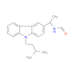 N-(1-(9-(3-METHYLBUTYL)-9H-CARBAZOL-3-YL)ETHYL)FORMAMIDE
