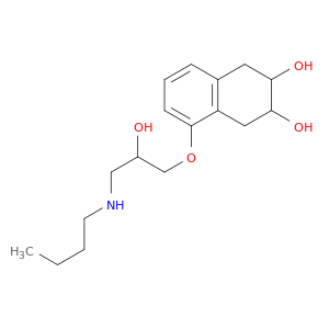 5-(3-(BUTYLAMINO)-2-HYDROXYPROPOXY)-1,2,3,4-TETRAHYDRO-2,3-NAPHTHALENEDIOL