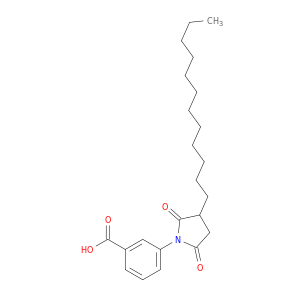 Benzoic acid, 3-(3-dodecyl-2,5-dioxo-1-pyrrolidinyl)-