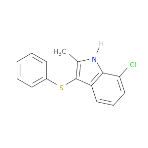 1H-Indole, 7-chloro-2-methyl-3-(phenylthio)-