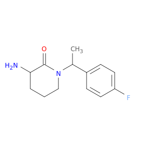 3-Amino-1-[1-(4-fluorophenyl)ethyl]piperidin-2-one
