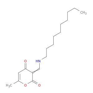 2H-Pyran-2,4(3H)-dione, 3-[(decylamino)methylene]-6-methyl-